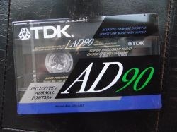 TDK AD90 blank cassette tape