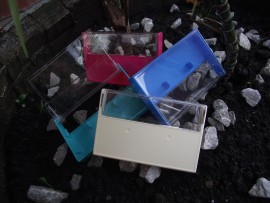 Special coloured cassette cases