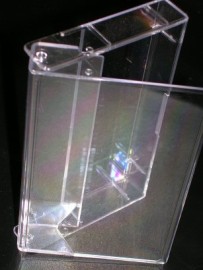 Clear cassette library case