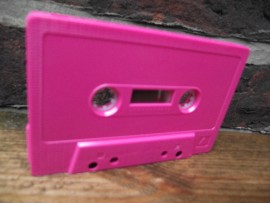 Pink cassettes loaded to any tape length