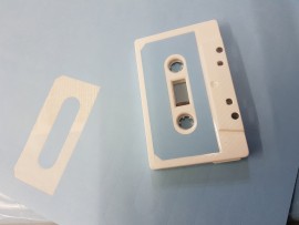Light Blue cassette labels