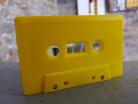 Yellow solid coloured cassettes