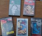 Jazz Cassette tapes x 5 Trad