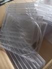 100 x Recycled unused cd case and clear tray