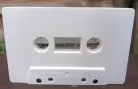 Smooth White Welded Cassette - tab out