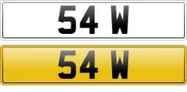 54 W